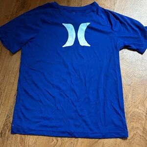 Hurley Royal Blue Tee with White Logo